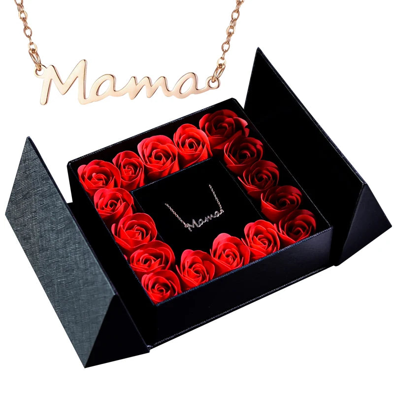 Rose Necklace Gift Box