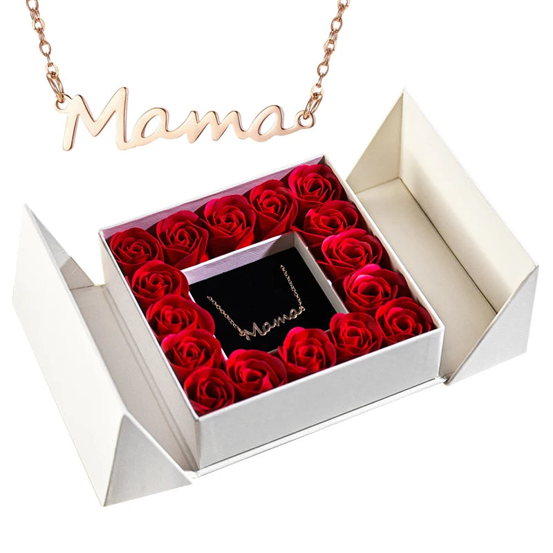 Rose Necklace Gift Box