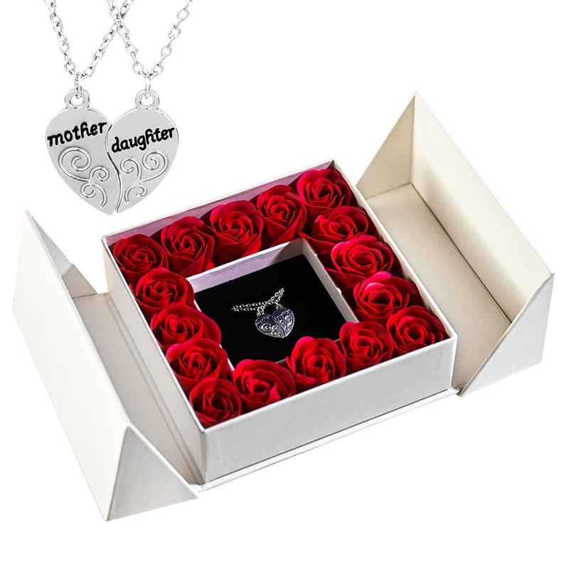Rose Necklace Gift Box