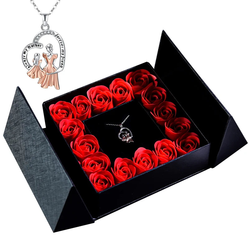 Rose Necklace Gift Box