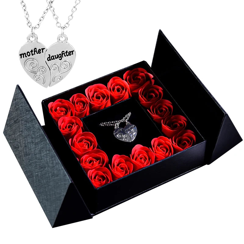 Rose Necklace Gift Box