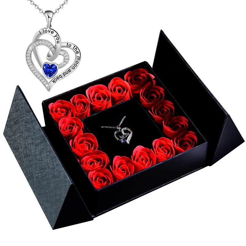 Rose Necklace Gift Box