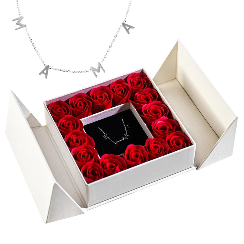 Rose Necklace Gift Box