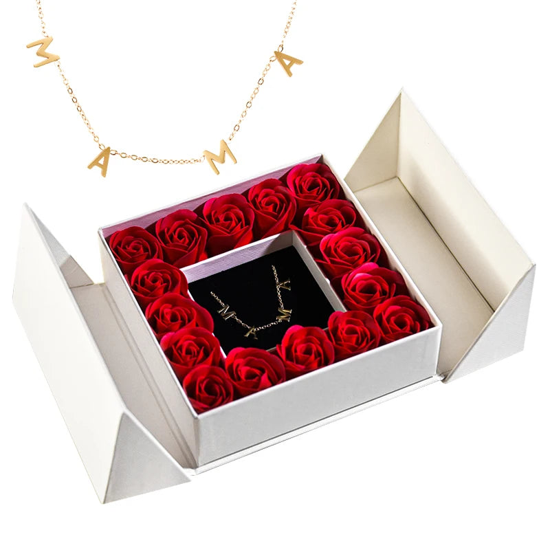 Rose Necklace Gift Box
