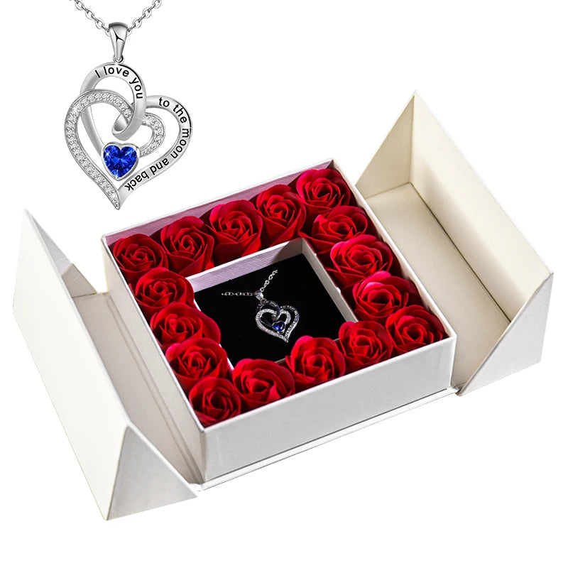 Rose Necklace Gift Box
