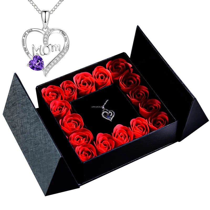 Rose Necklace Gift Box
