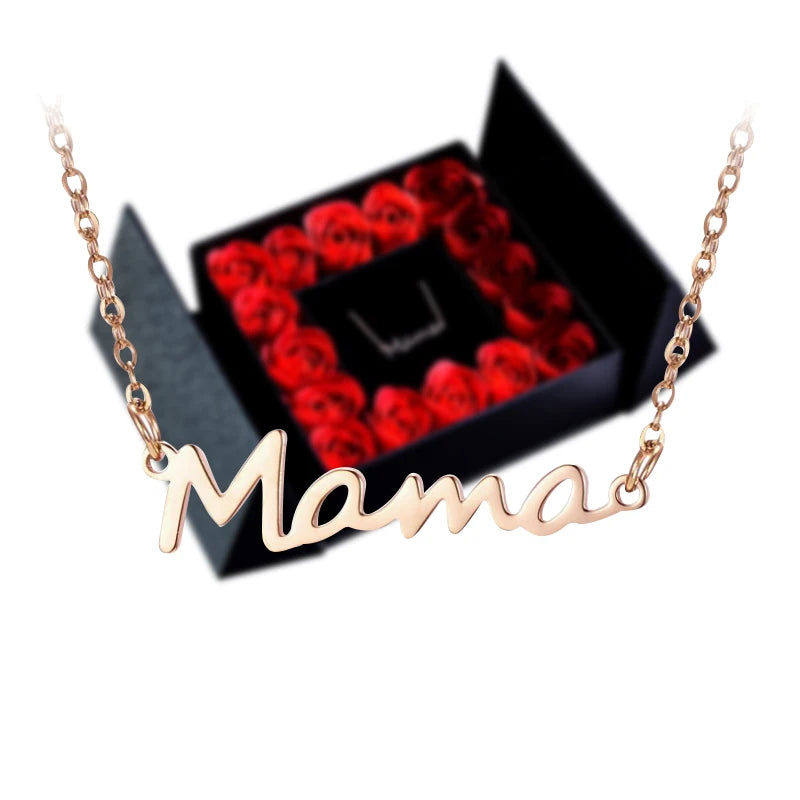 Rose Necklace Gift Box