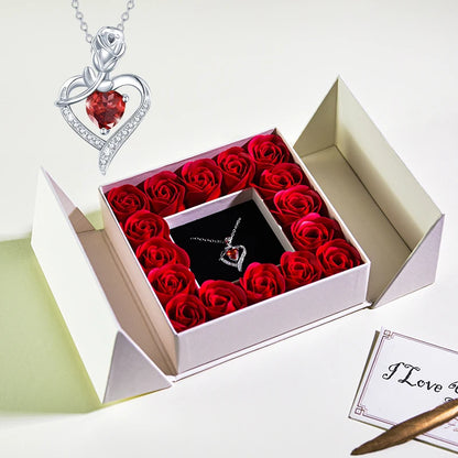 Rose Necklace Gift Box