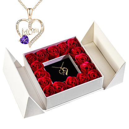 Rose Necklace Gift Box