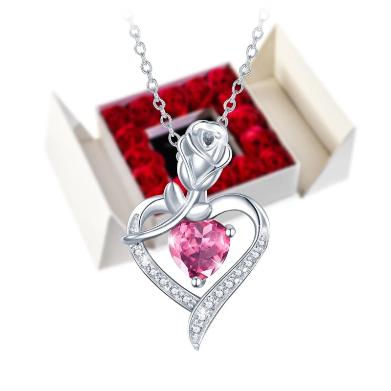 Rose Necklace Gift Box