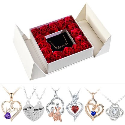 Rose Necklace Gift Box